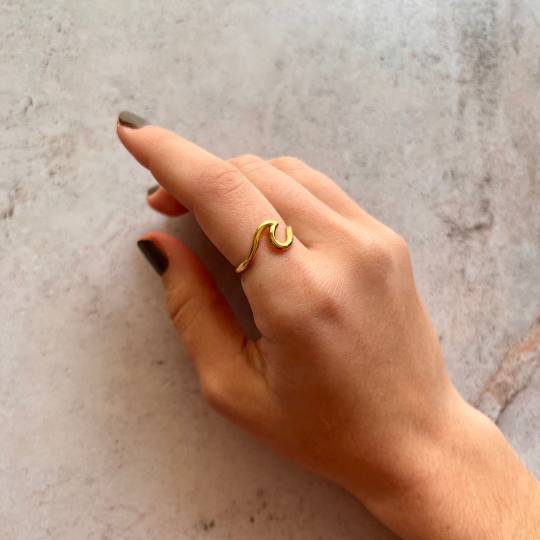 Joyas Personalizadas Anillos Para Dedo Gordo Dela Mano Anillo Pez